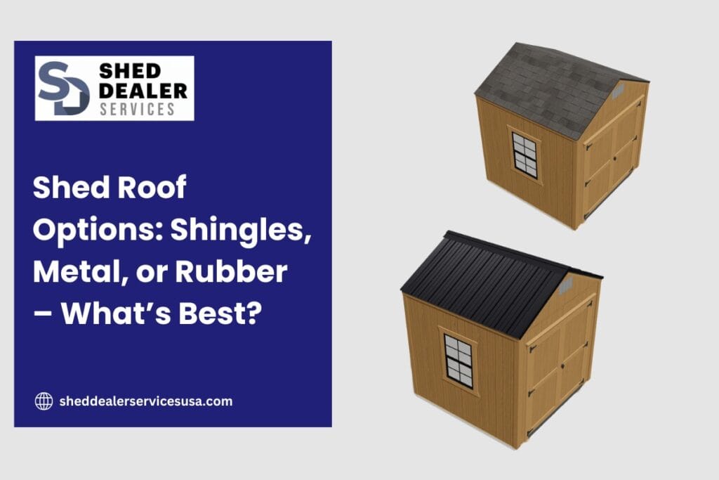 Shed Roof Options: Shingles, Metal, or Rubber – What’s Best?